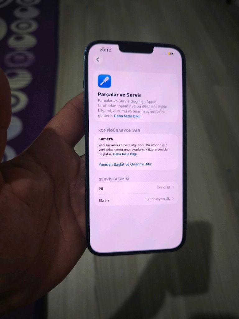 iPhone 13 pro Max 128 GB fiziki biti esim 55 gün var faceid trutone - 9