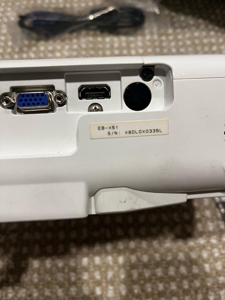 Epson EB-X51 Projektör - Az Kullanılmış, Taşıma Çantası - 4