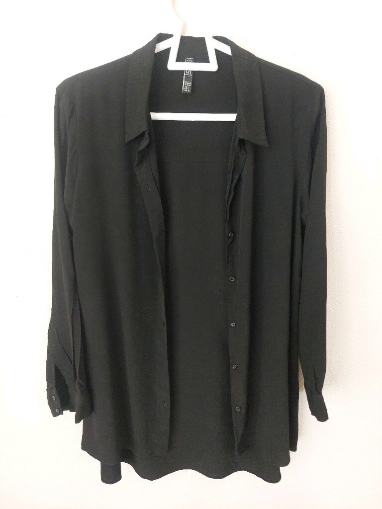 ZARA trf collection uzun gömlek bluz - 2