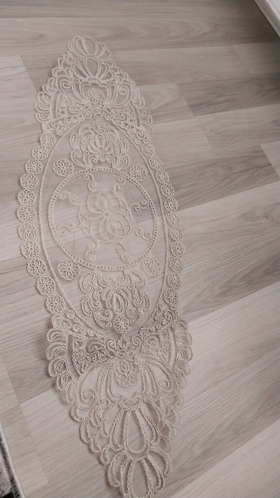 runner Fransız dantel - 4