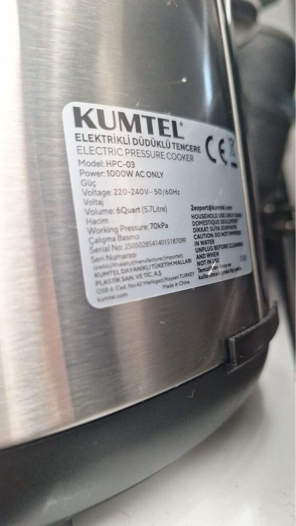 elektrkli Düdüklü tencere - 3