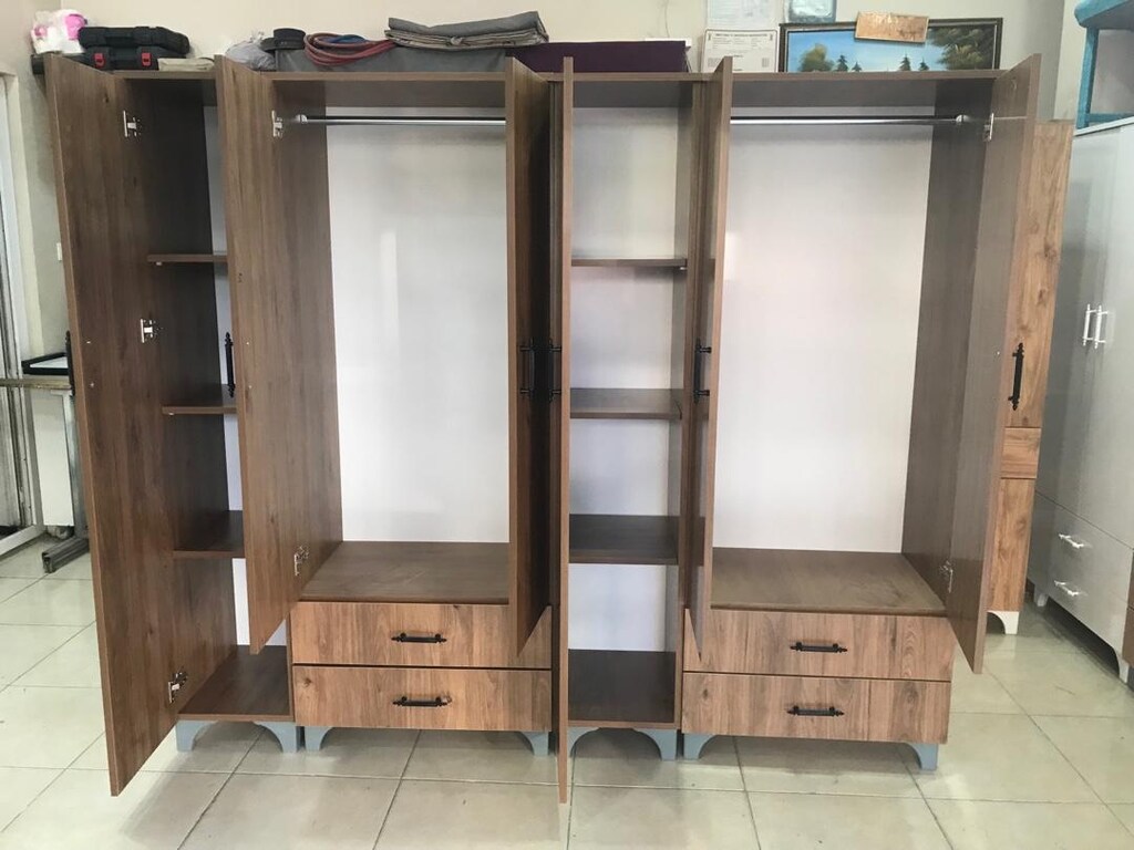6 Kapaklı elbise dolabı sıfır ürün - 2