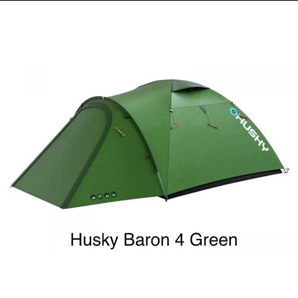 Husky Boyard 4 Light Green ve Husky Baron 4 Green + yatak şişirme pomp - 10