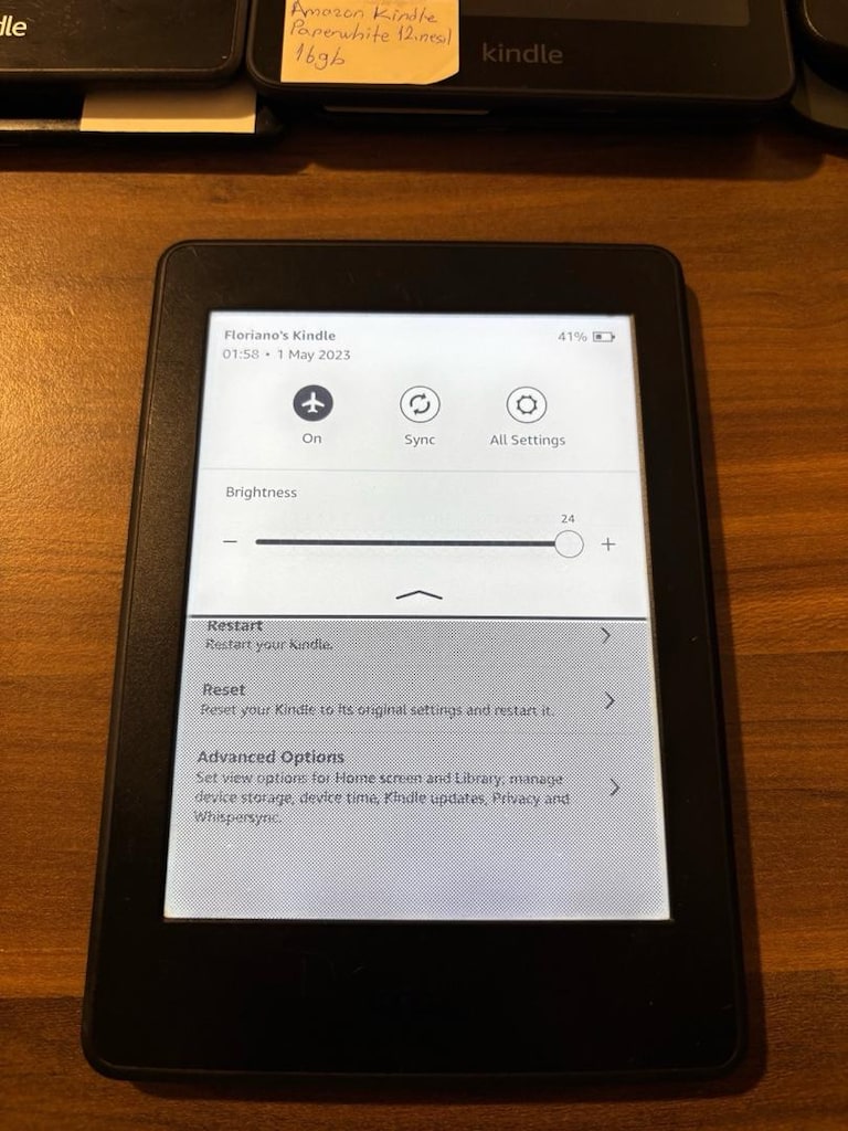 Amazon Kindle Paperwhite 7. nesil 4gb E kitap okuyucu - 6