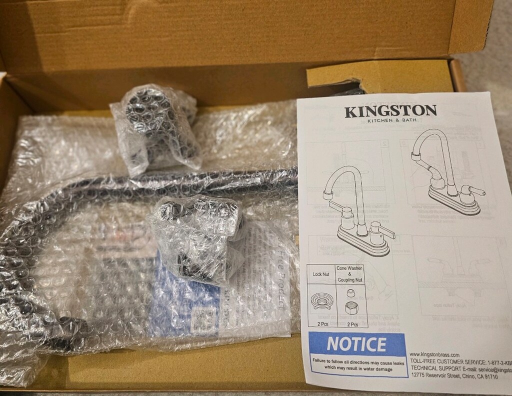 Kingston Brass KB495AX Bar Musluk Yağ Ovuşturulmuş Bronz Sıfır - 3