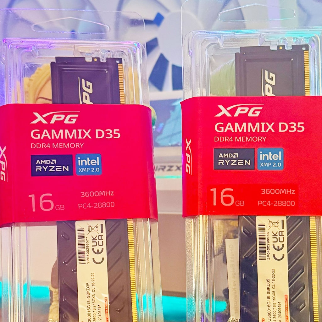XPG Gammix D35 32GB (2x16GB) 3600MHz CL18 DDR4 Masaüstü RAM Seti - 5