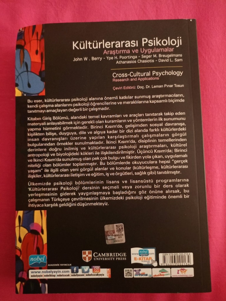 Kültürlerarası Psikoloji Kitabı - 2