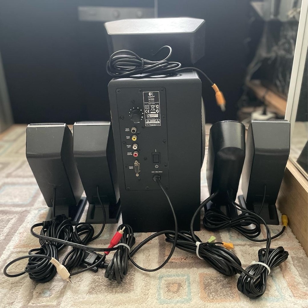 Logitech X530 5+1 Ses Sistemi - 7