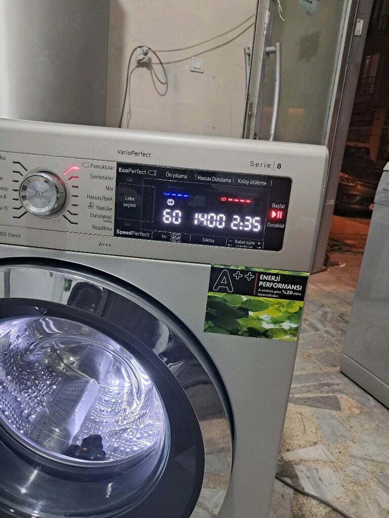 sıfır gibi bosch marka 9kloluk camaşır makinesi 9.500tl - 8