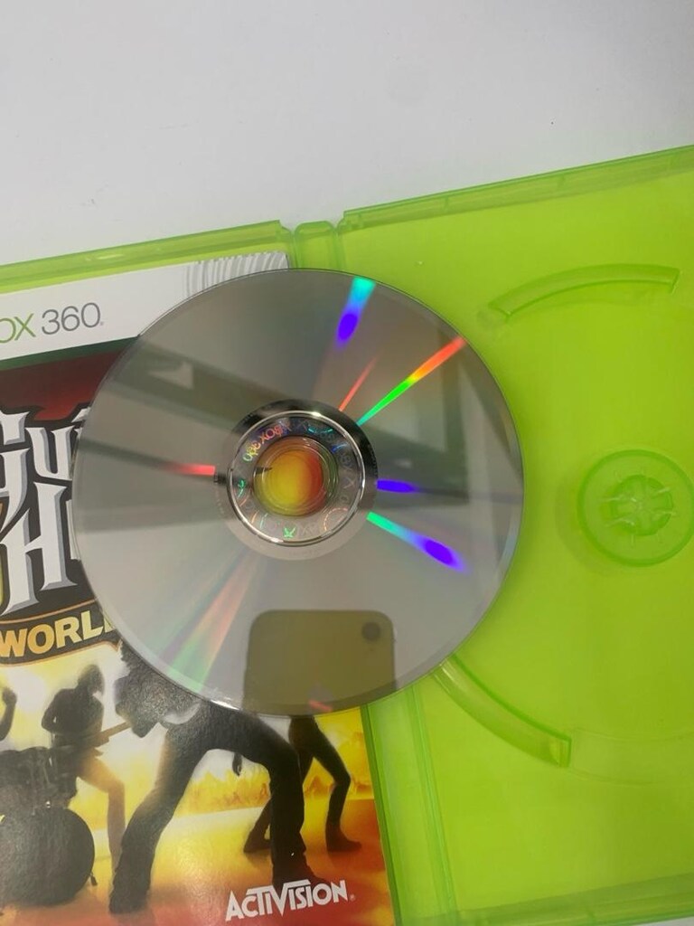 gutiar hero world tour xbox 360 orjinal 2. el oyun cd dvd - 3