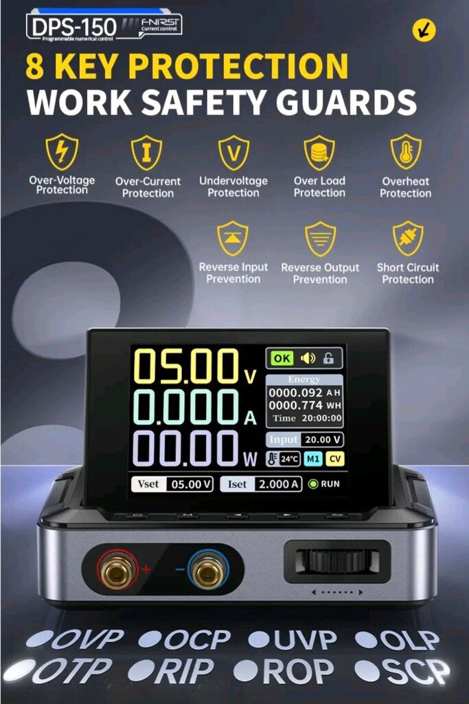 FNİRSİ DPS-150 AYARLANABİLİR GÜÇ KAYNAĞI PROGRAMLANABİLİR SFIR DPS 150 - 3