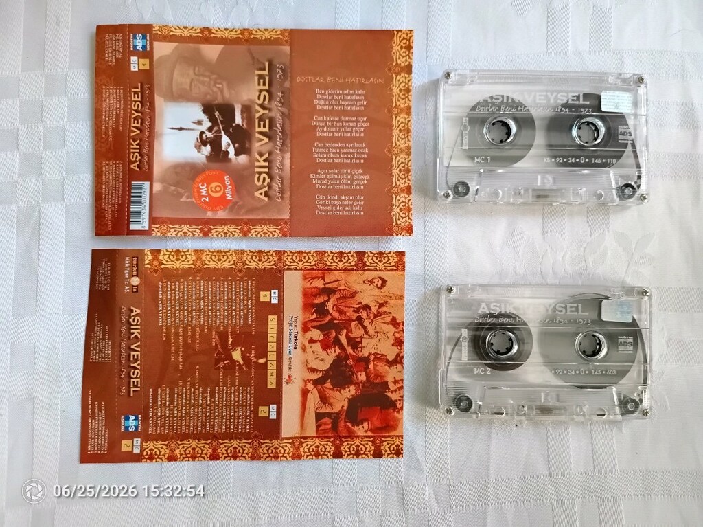 Aşık Veysel duble kaset albüm