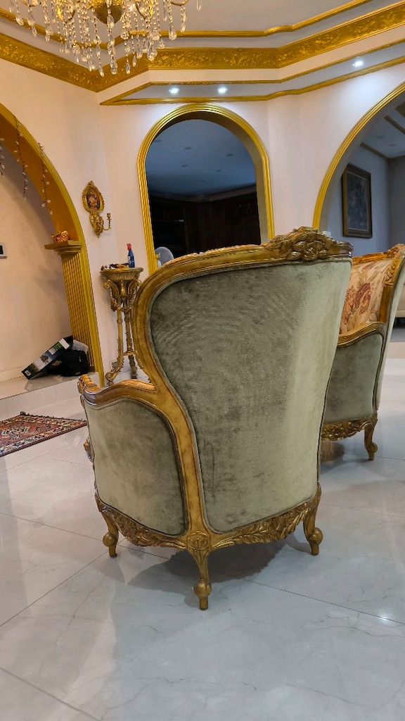 Kervan Mobilya Klasik El Oymalı Berjer Takımı (2 Adet) - 4