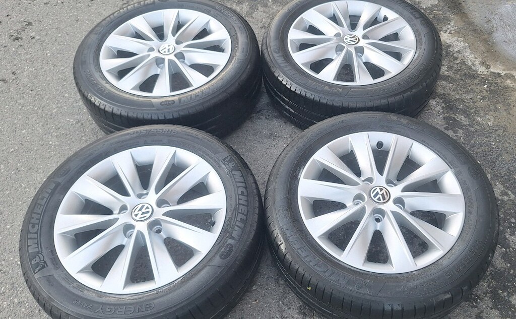 205 55 16 ORJİNAL JANT LASTİK TAKIMI JETTA CADDY GOLF AUDİ PASSAT JETT - 8