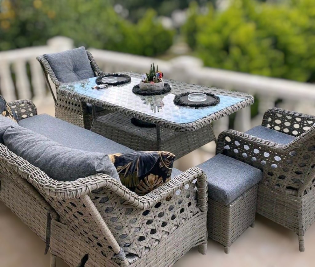 RATTAN BAHÇE TAKIMI BAHÇE MOBİLYASI
