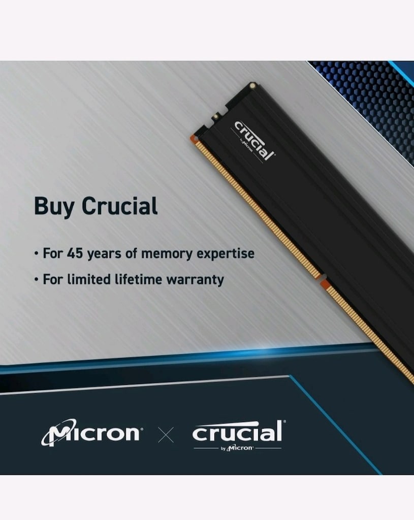 Crucial Pro 48GB DDR5-5600 MHz RAM SIFIR (Antalya Elden) - 5