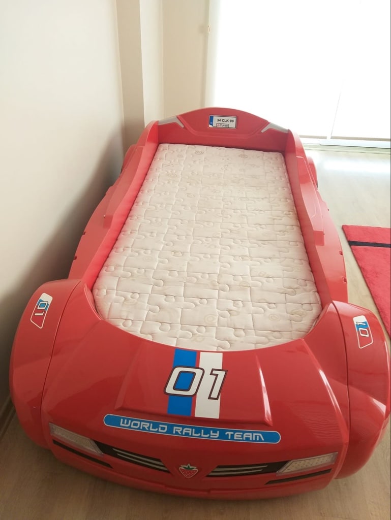 çilek mobilya arabalı yatak - 4