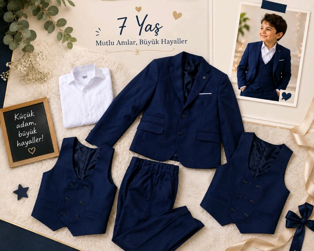 5 yas cocuk takim elbise - 2