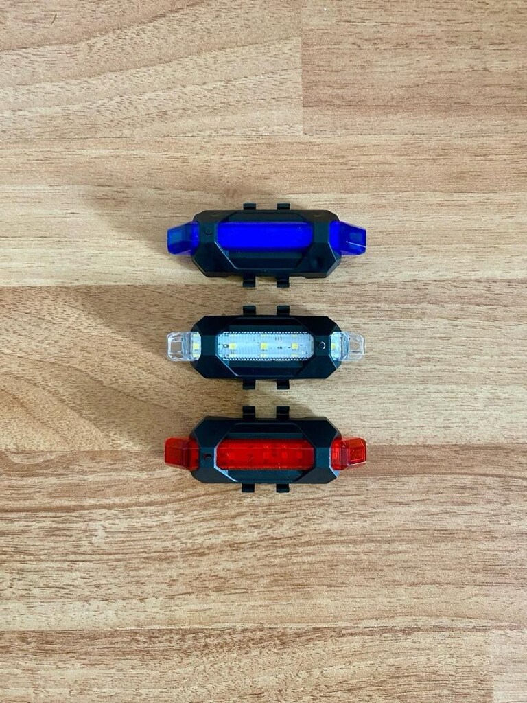 Bisiklet Işığı Lamba Işık Led Lambası Ön Arka Aydınlatma Far Usb Şarj - 2