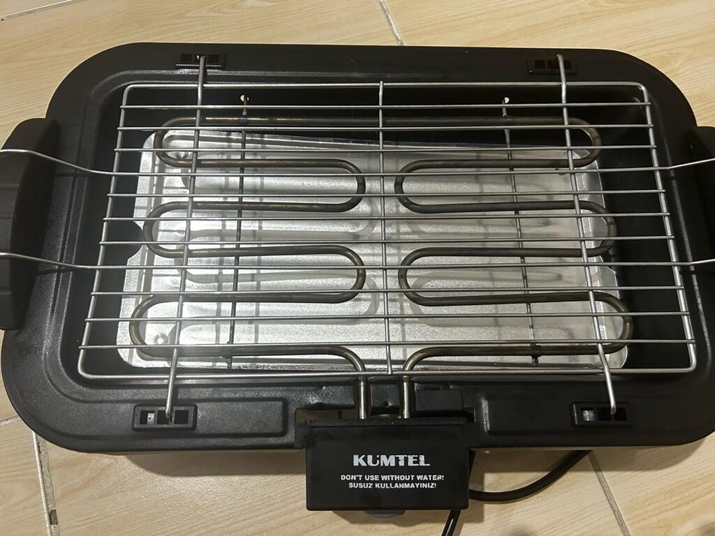 Kumtel KB-6000 Elektrikli Barbekü – Neredeyse Sıfır, Kutulu , tertemiz - 6