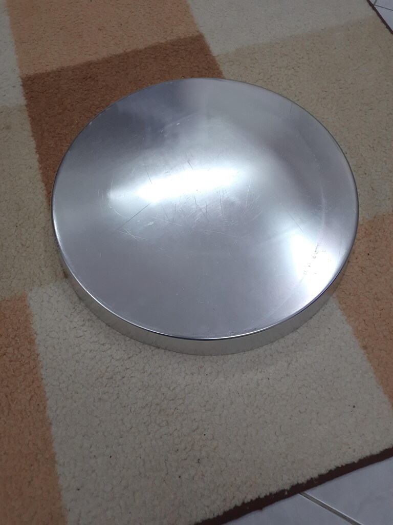 TESLİM YERİ:AKÇAY SIFIR YUVARLAK ALÜMİNYUM TEPSİ ÇAP:53 CM YÜK:5 CM. - 2