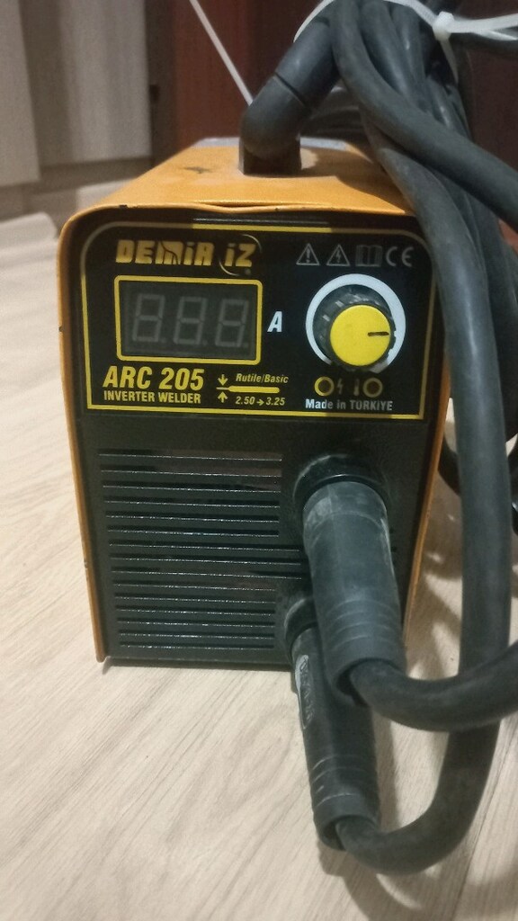 demir iz kaynak makinası 205 amper - 4