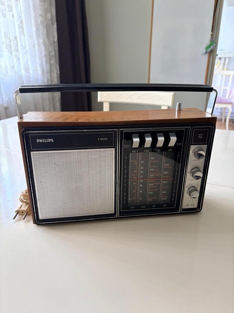 Philips RL 531 model vintage radyo - 6