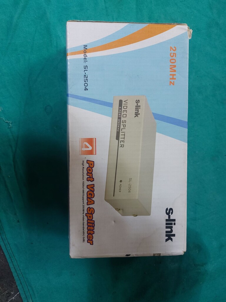 S_link sl 2504 4 port 250 mhz monitör coklayici - 3