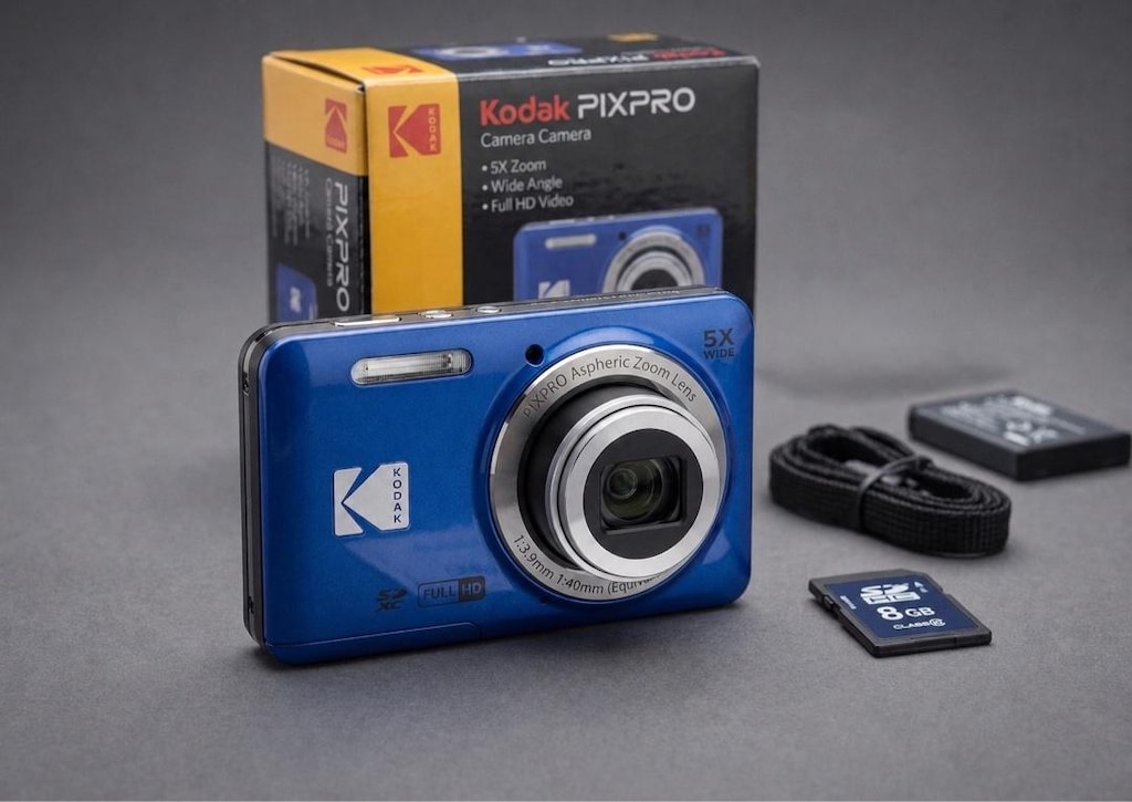 Kodak Pixpro fz55 dijital kamera(kapalı kutu)(0 ürün)sd kart