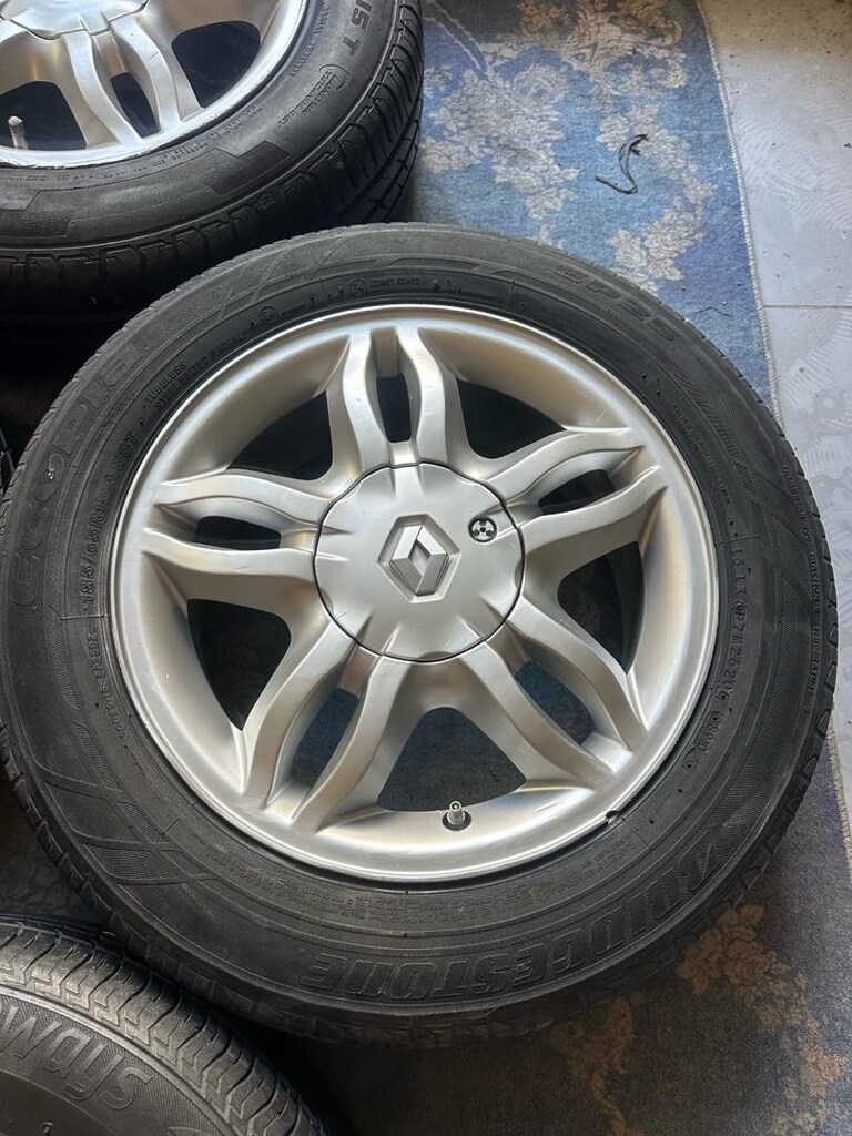 15 inç orjinal Renault çelik jant takımı - 3
