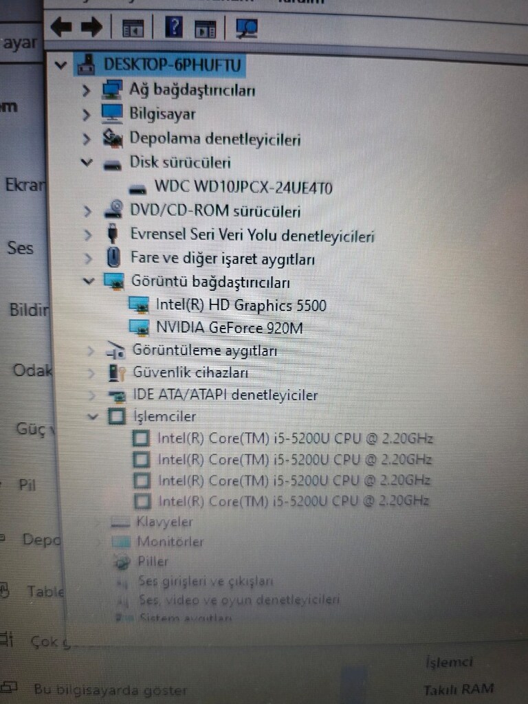 Lenovo i5 5.gen 2gb Nvidia - 4
