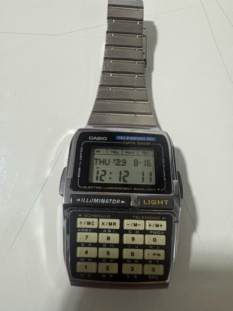 Casio data bank saat - 8