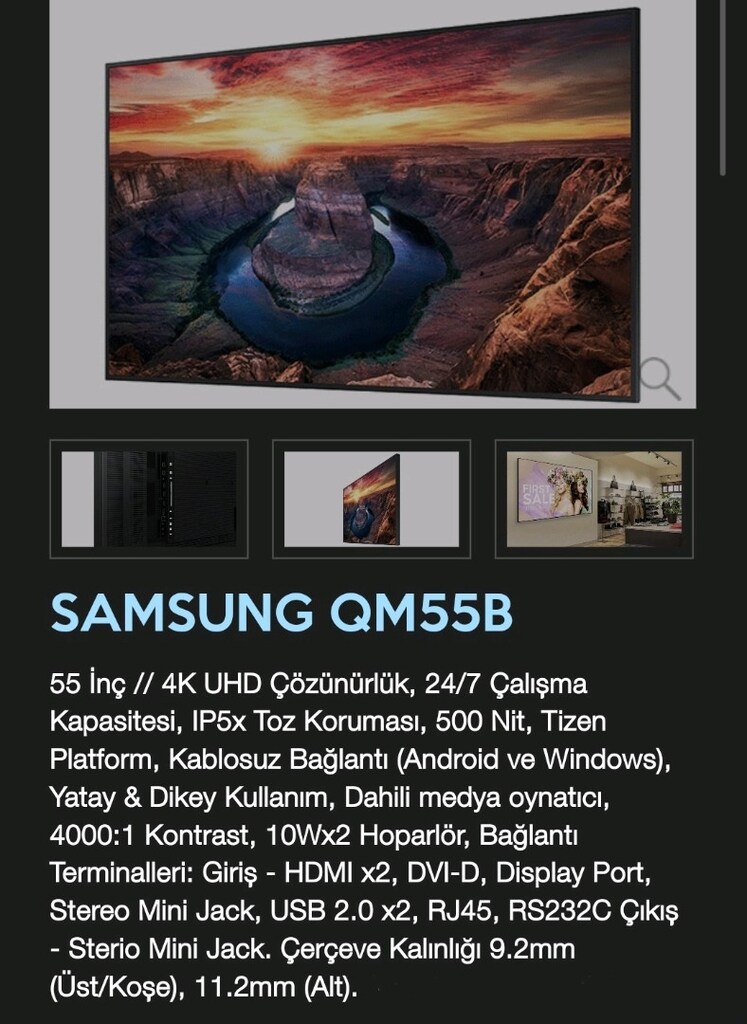 SAMSUNG QM55B - 7