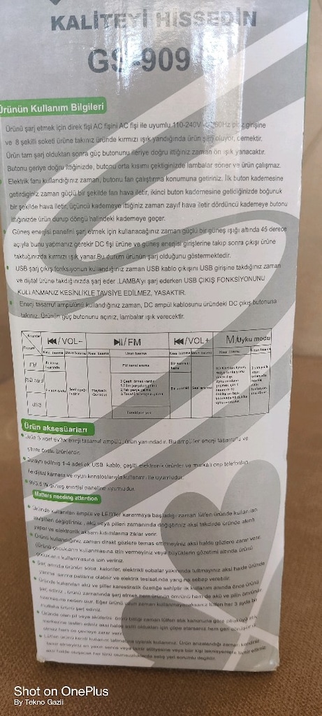 Taşınabilir Güneş Enerjili Aydınlatma Sistemi – Solar Panel - 3