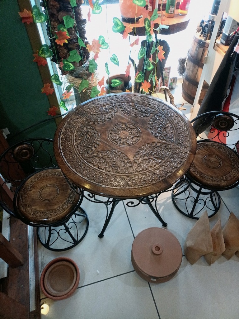 bahçe balkon masa sehpa sandalye takım retro klasik vintage - 3