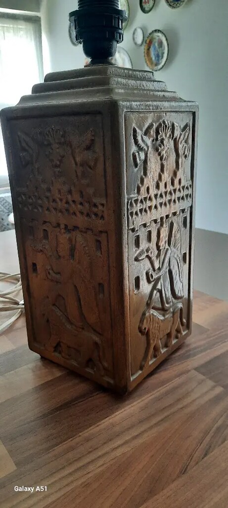 Seramik abajur altı - 3