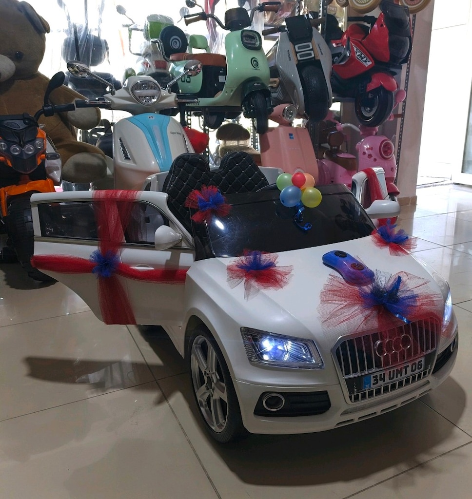 GARANTİLİ AUDİ Q SUW 2 MOTOR 3 İLERİ KUMANDALI&MANUEL AKÜLÜ ARABA - 15