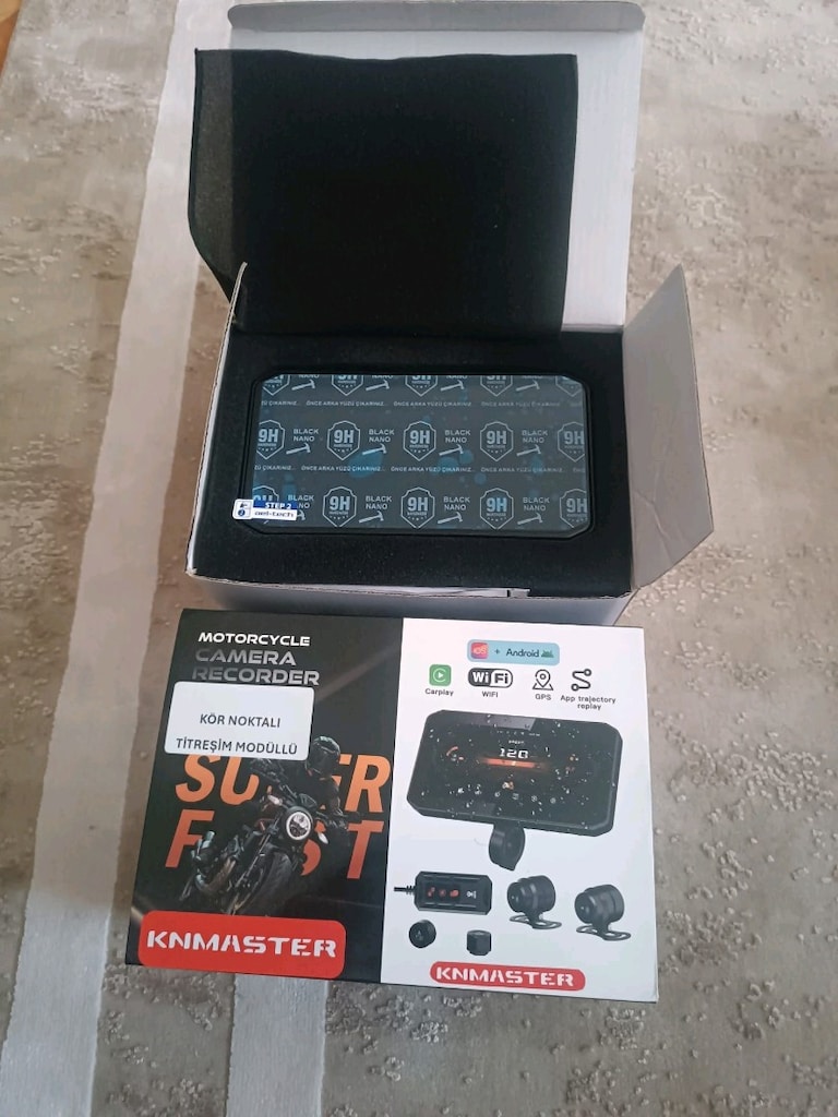 motoplay 2000pro 6.25" 2Kçift kameralı kablosuz android moto multimedy - 2