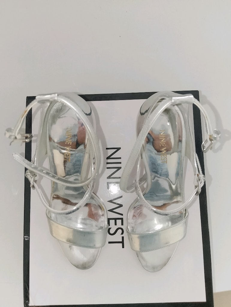 Nine West silver topuklu ayakkabı - 3