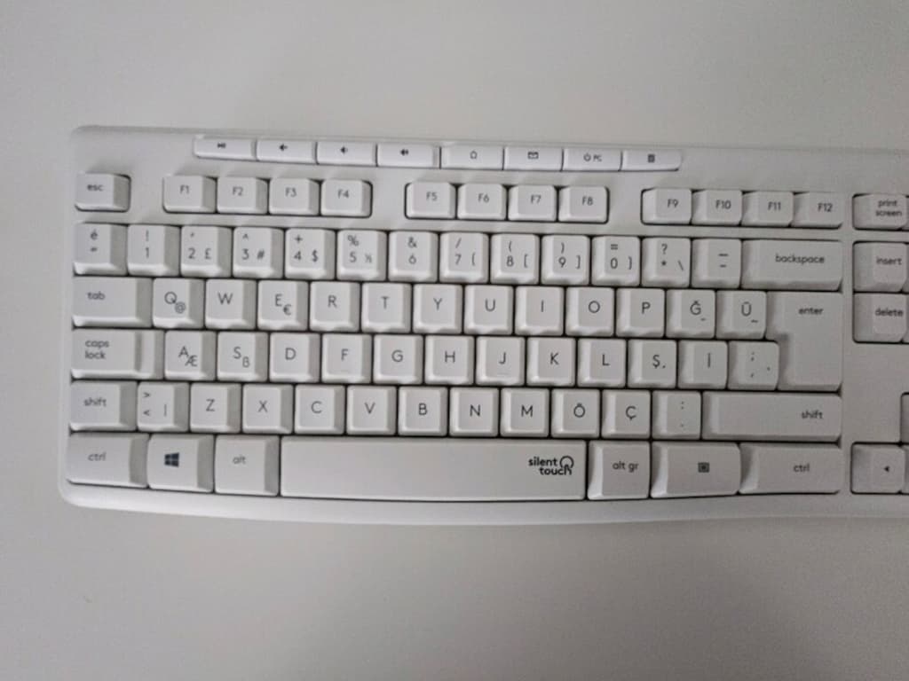 Logitech MK295 Silent Kablosuz Klavye&Mouse Seti-Çiziksiz/Tertemiz - 4