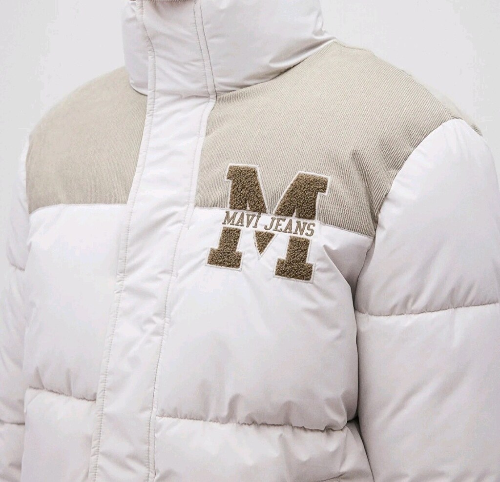 Mavi şişme mont - 3