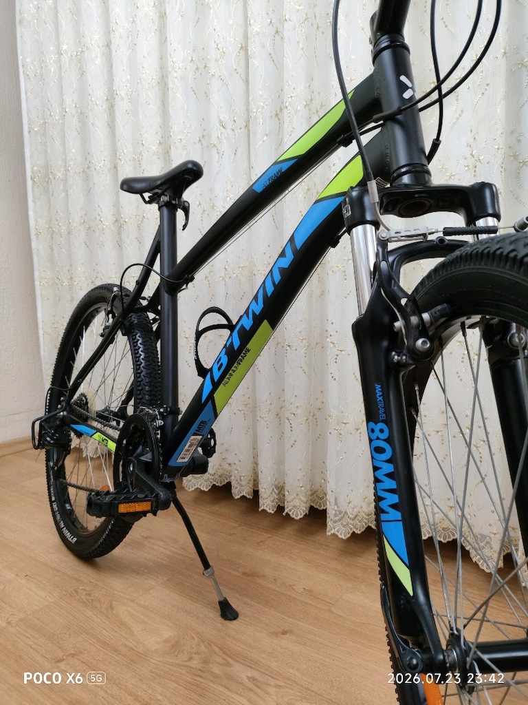 Sıfır gibi hatasız 26 jant BTWIN Rockrider 340 L kadro dağ bisikleti - 7