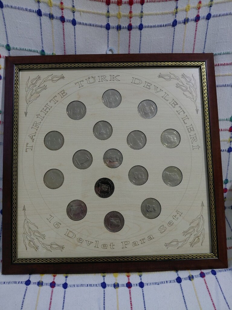 Tarihte 16 Türk Devleti Para seti - 9
