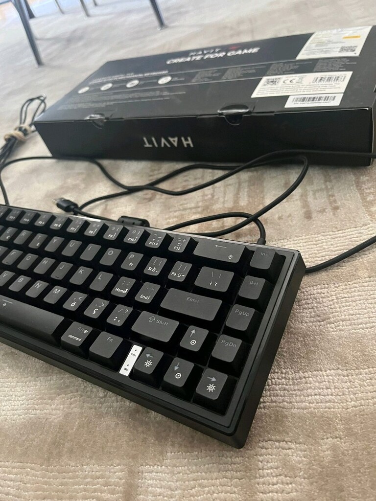 Havit KB874 Oyuncu Klavyesi Logitech Webcam Hediyeli - 4