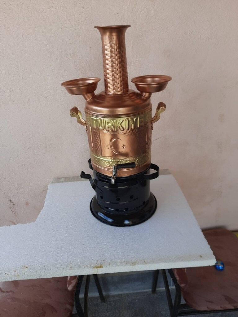 bakır semaver 5 litre - 2