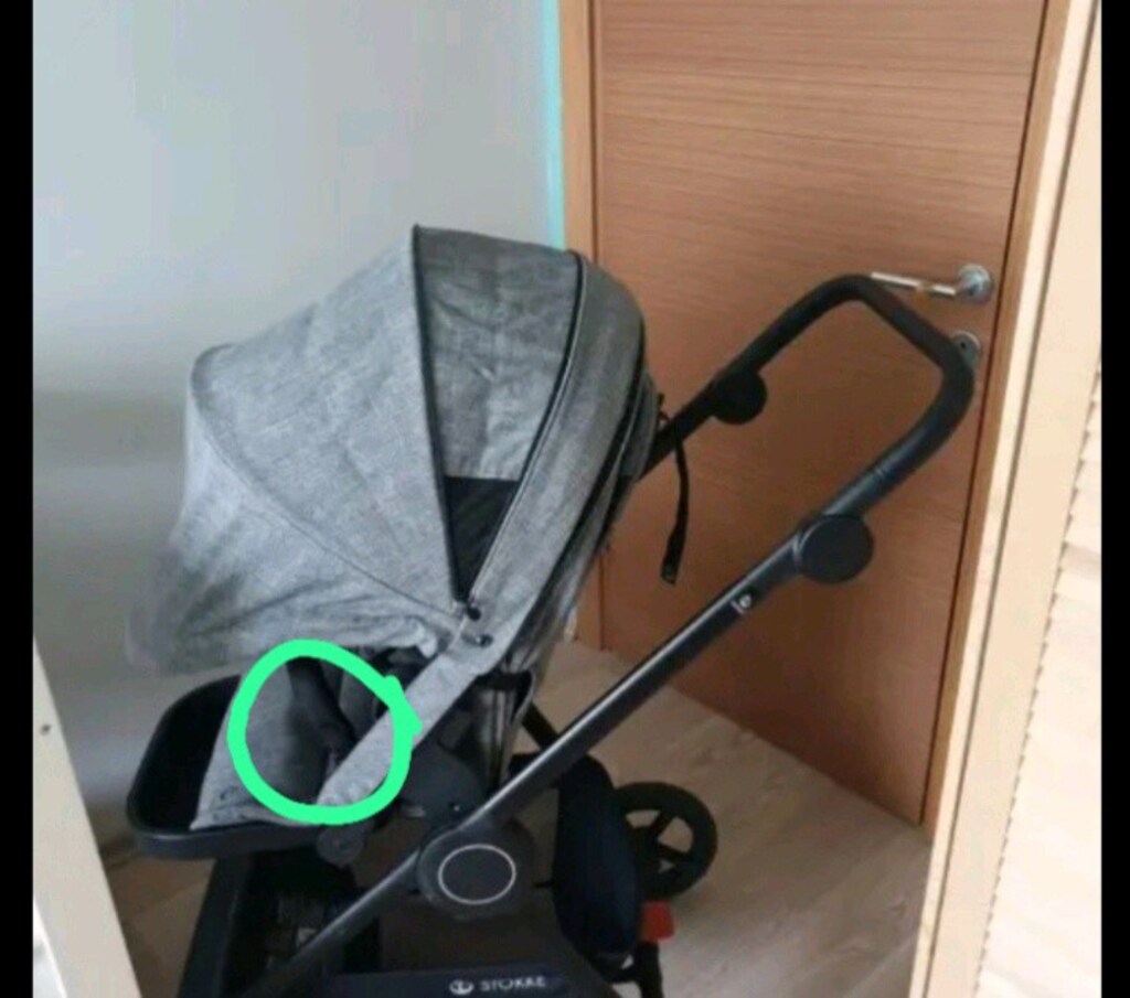 Stokke tek parça katlanabilen bebek arabası - 7