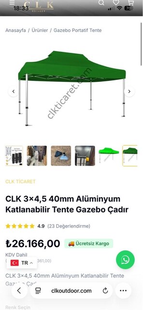 gazebo cadir tente