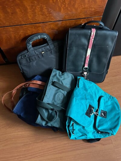 2 Laptop çantası+Nike sırt çantası+Lacoste el çantası+Kanvas spor çant