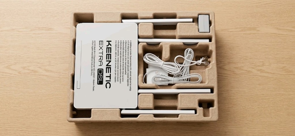 Kutusunda Tertemiz Keenetic Extra DSL KN2112 AC-1200 Fiber Modem - 2