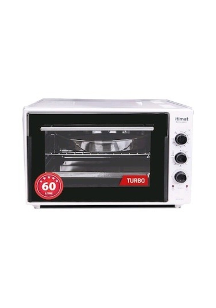 İtimat 60 Litre Gri Çift Camlı Mini Fırın - 2